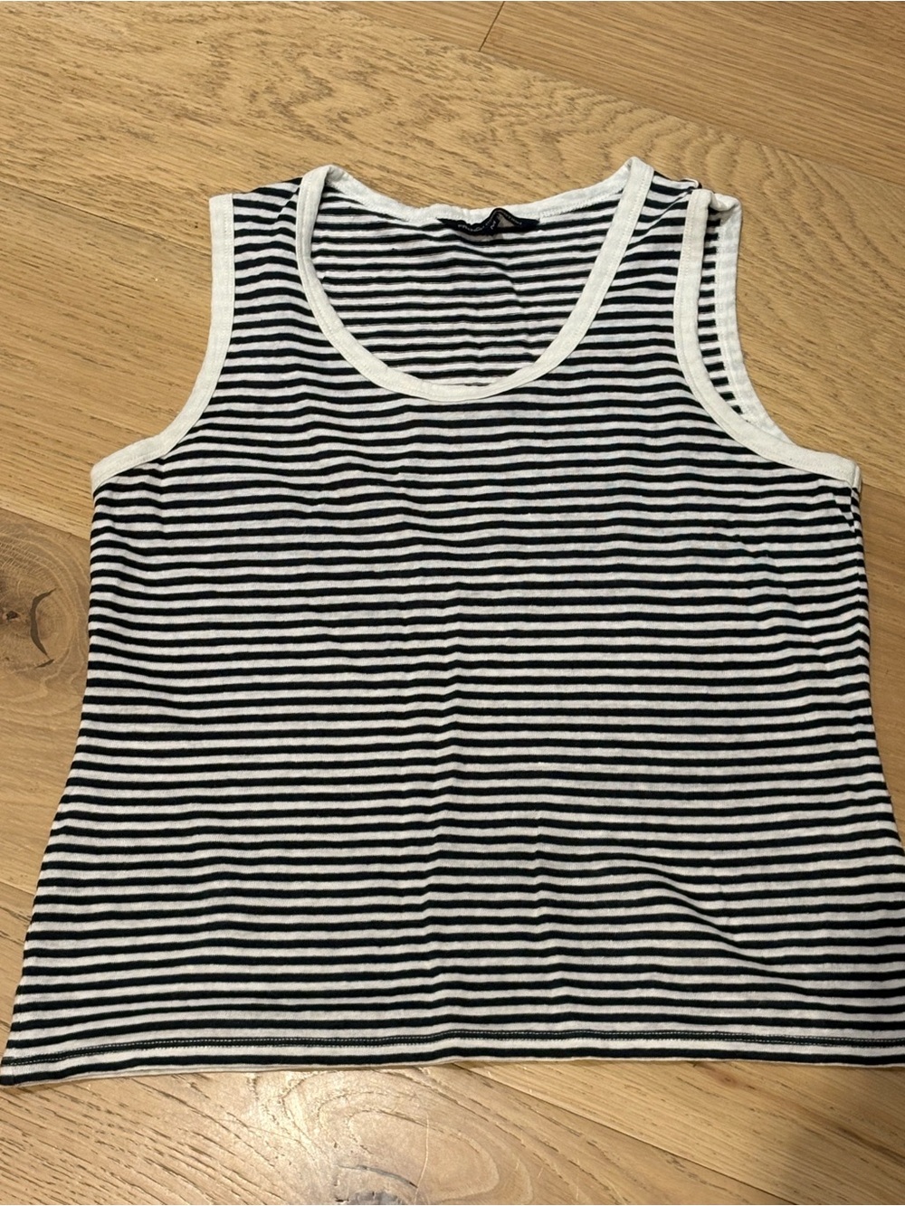 French Connection Striped Sleeveless Tank Top Size M